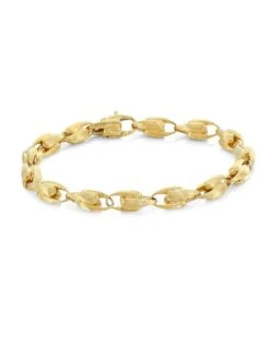 Lucia 18K Yellow Gold Small Link Bracelet