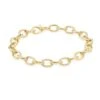 18K Yellow Gold Chain Link Bracelet -Fashion Jewelry & Accessories 0400099602877 GOLD