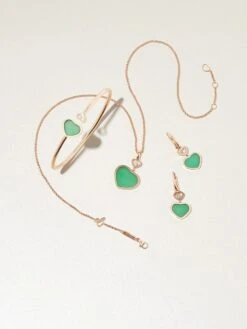 Chopard Happy Hearts 18K Rose Gold, Diamond & Chrysoprase Pendant Necklace -Fashion Jewelry & Accessories 0400099650956 A8