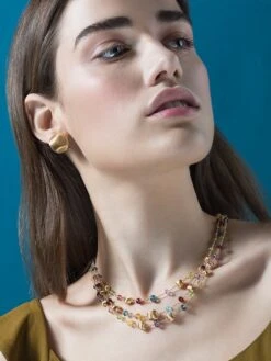 Africa 18K Yellow Gold Ball Earrings -Fashion Jewelry & Accessories 0416223966250 A9