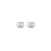 Gucci 18K White Gold Double G Earrings -Fashion Jewelry & Accessories 0441454260235