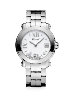 Chopard Happy Sport Stainless Steel & Diamond Bracelet Watch