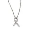 Tiny Treasures Diamond & 18K White Gold Hope Pendant Necklace -Fashion Jewelry & Accessories 0455129909596