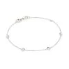 Tiny Treasures 18K White Gold & Diamond Bezel Station Bracelet 1 Tiny Treasures 18K White Gold & Diamond Bezel Station Bracelet -Fashion Jewelry & Accessories 0455182643192 WHITEGOLD