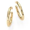 Classico Small 18K Yellow Gold Hammered Hoop Earrings 1 Classico Small 18K Yellow Gold Hammered Hoop Earrings -Fashion Jewelry & Accessories 0470909817618