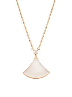 Bvlgari Divas' Dream 18K Yellow Gold & Multi-Stone Pendant Necklace