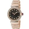 Bvlgari LVCEA 18K Rose Gold & Diamond Automatic Bracelet Watch 2 Bvlgari LVCEA 18K Rose Gold & Diamond Automatic Bracelet Watch -Fashion Jewelry & Accessories 0481711924517