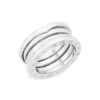 Bvlgari B.zero1 18K White Gold 3-Band Ring -Fashion Jewelry & Accessories 0481729393311 WHITEGOLD