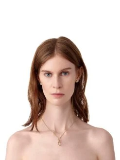 Classic Rock Crystal & 18K Yellow Gold Amulet -Fashion Jewelry & Accessories 0482710950132 YELLOWGOLD A4