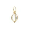 Classic Rock Crystal, Royal Blue Moonstone & 18K Yellow Gold Charm -Fashion Jewelry & Accessories 0482725598121 YELLOWGOLD