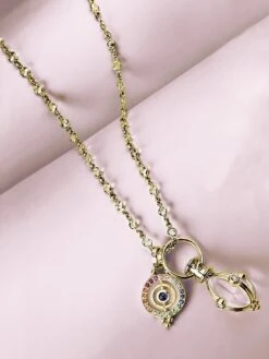 Classic Rock Crystal, Diamond & 18K Yellow Gold Amulet -Fashion Jewelry & Accessories 0482743548627 YELLOWGOLD A8