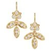 Foglia Diamond & 18K Yellow Gold Earrings -Fashion Jewelry & Accessories 0482782394452 YELLOWGOLD