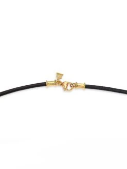 Black Leather Cord Necklace -Fashion Jewelry & Accessories 0482785966199 A2